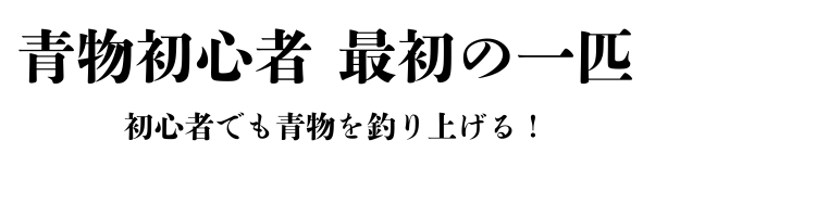 シンプルな釣りを楽しもう